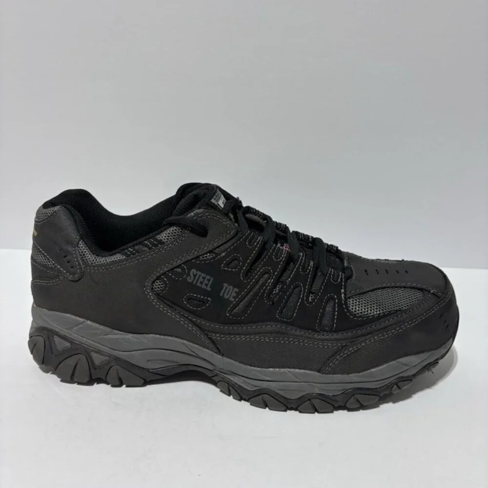 Skechers Men’s Work Relaxed Fit Cankton Steel Toe Sneakers, Size 11.5 M